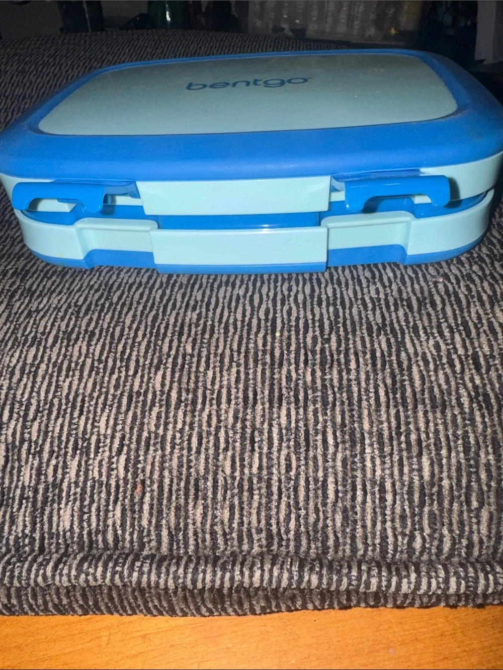 Bentgo Blue & Light Blue Food Storage Container. Seal proof, keeps food fresh!
